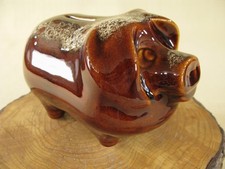 Vintage Large Piggy Bank Money