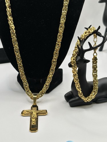 14k gold plated - plated, byzantine