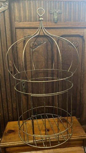 Vtg mcm brass gold - brass, bird