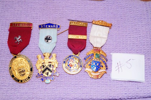 Masonic jewels - 4, (lot