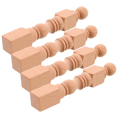 Pcs wooden stair spindles - 4,