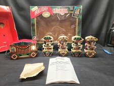 Vintage 1993 Mr Christmas Holiday Carousel -  4 Horses, Light-up, Moving & Music