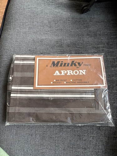 New old stock minky apron - new,