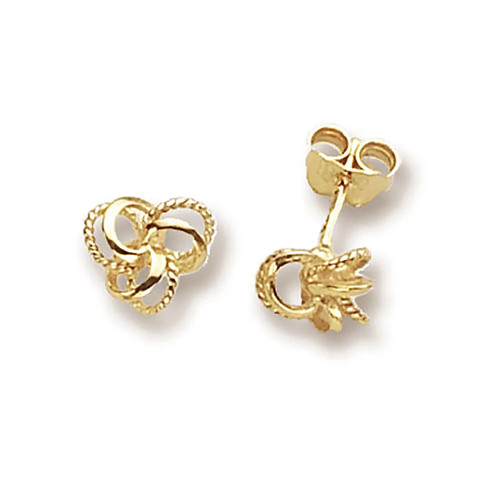 Studs earrings 9ct yellow - studs, gold
