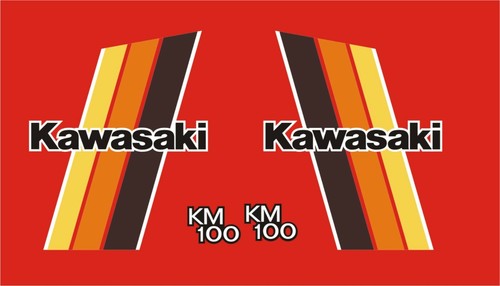 Kawasaki km100 decal set - ,