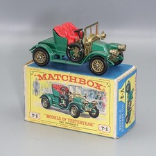 MATCHBOX YESTERYEAR Y-2-2-7 1911 TWO SEATER - BOXED (B)