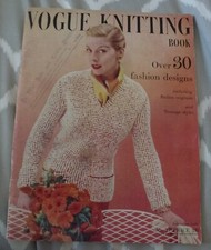 Vintage 50's Vogue Knitting Book No.47 Vintage Knitting Booklet, Vogue Magazine