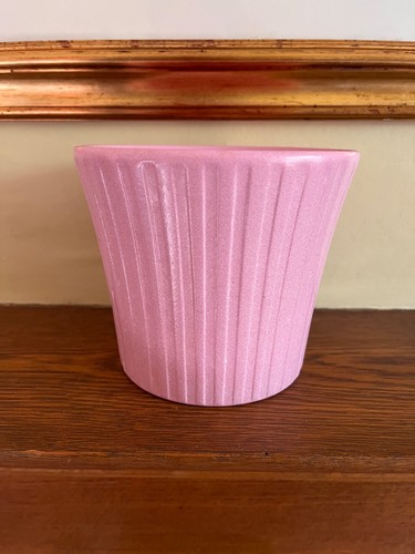 Vintage scheurich pink planter - vintage,