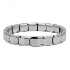 Nomination Classic Stainless Steel Starter Bracelet With 18 Removable Links NEW