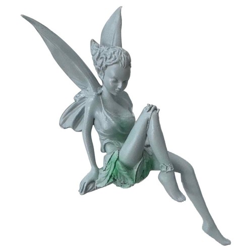 Sitting fairy statue resin - sitting,