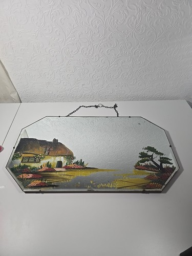 Hand painted wall - hand, mirror