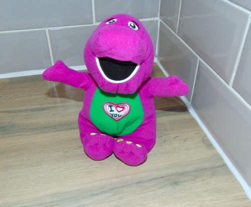 Singing barney plush - barney, toy