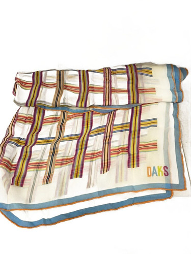 Daks silk scarf multicolor - daks,