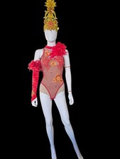 Red Fishnet Freestyle Dance