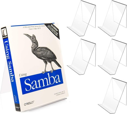 Acrylic book stand - acrylic, 6