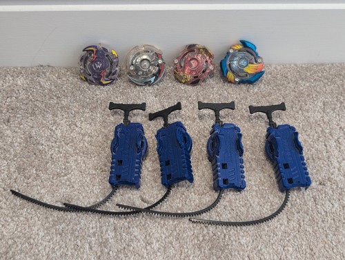 Hasbro beyblades and launchers - beyblades,