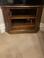 Ancient Marina Solid Mahogany Corner TV Unit