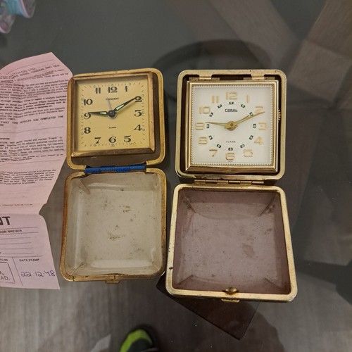 Travelling clocks vintage - 2,