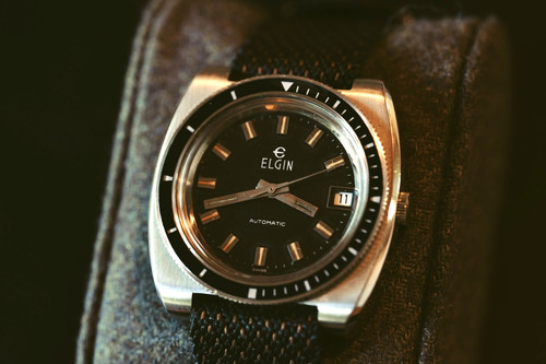 Vintage elgin automatic - vintage, diver