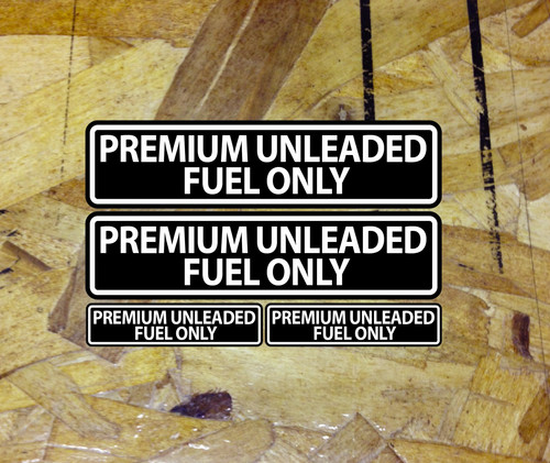 Premium unleaded black fuel - premium,