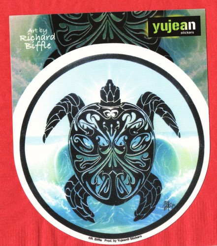 Sea turtle yujean sticker - turtle,