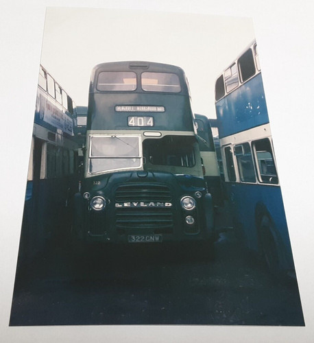 Colour bus photograph leeds - bus,