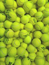 15 / 30 Used Tennis Balls. Slazenger, Wilson, Head, Etc Many With Logos Still On