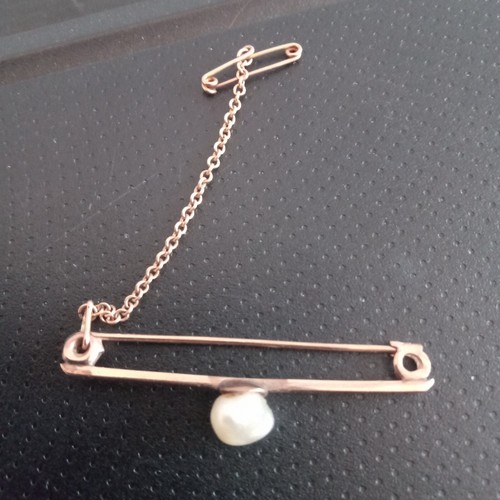 Antique tie pin 9ct gold - pin,