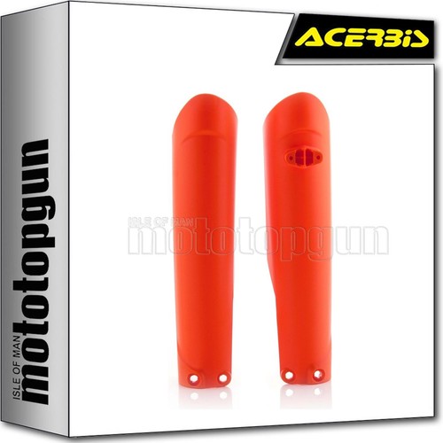Acerbis fork cover - acerbis, orange