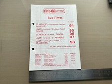 Fife Scottish Bus Group Route