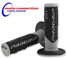 GENUINE PRO GRIP 801 MX GRIPS BLACK / GREY for MOTOCROSS BIKES 85cc - 450cc