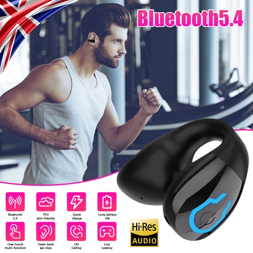 Wireless clip earbuds - on,