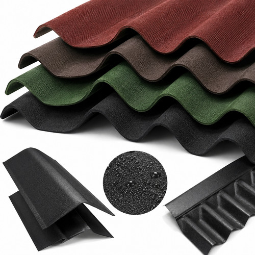 Bitumen corrugated roofing - corrugated,