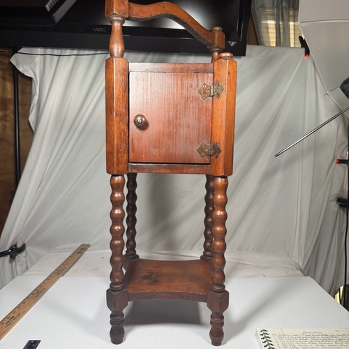 Mahogany smoke stand - stand, antique