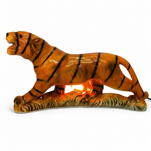 Vintage ceramic tiger - vintage,