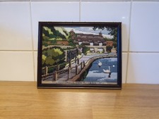 Vintage Picture Swans near