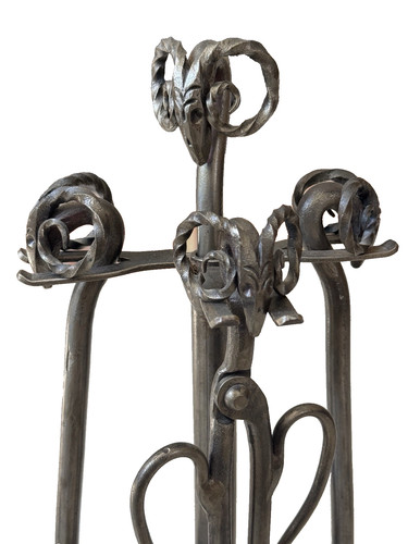 Iron rams head companion set - companion,