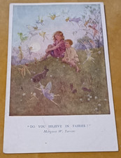 POSTCARD VINTAGE SIGNED M