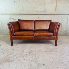 Vintage Danish Tan Leather 2