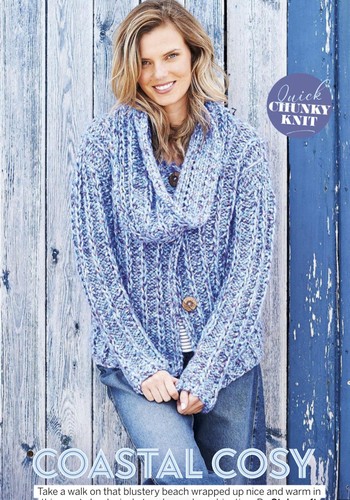 Chunky jacket snood - &,