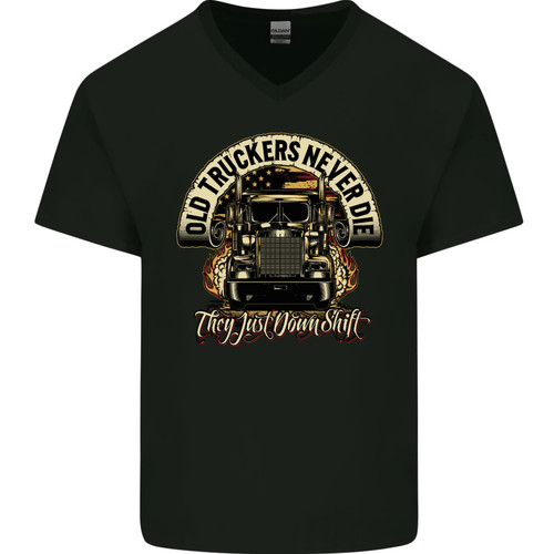 Old truckers never die lorry - old,
