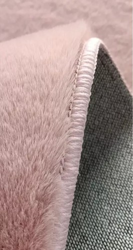 Faux rabbit fur area - faux,