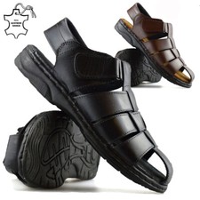 MENS LEATHER SANDALS TWIN