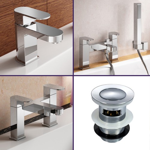 Modern bathroom deck - modern,