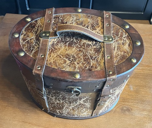 Vintage handmade wood leather - vintage,