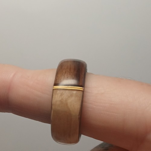 Handcrafted bentwood ring - bentwood,