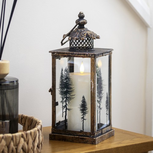 Antique gold tree candle - antique,