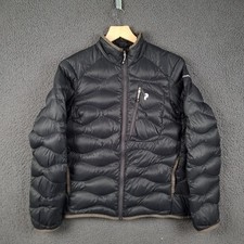 PEAK PERFORMANCE Jacket Womens M Medium Black Helium Down Puffer Lightweight