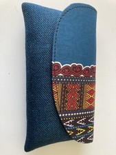 Handmade Fabric Clutch Bag /