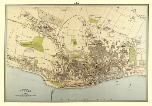Jigsaw map dundee 1895 by - jigsaw,